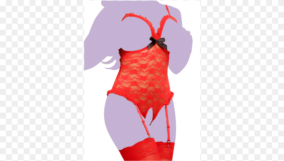 Floral Lace Crotchless Teddy Lingerie, Clothing, Underwear, Adult, Female Free Transparent Png