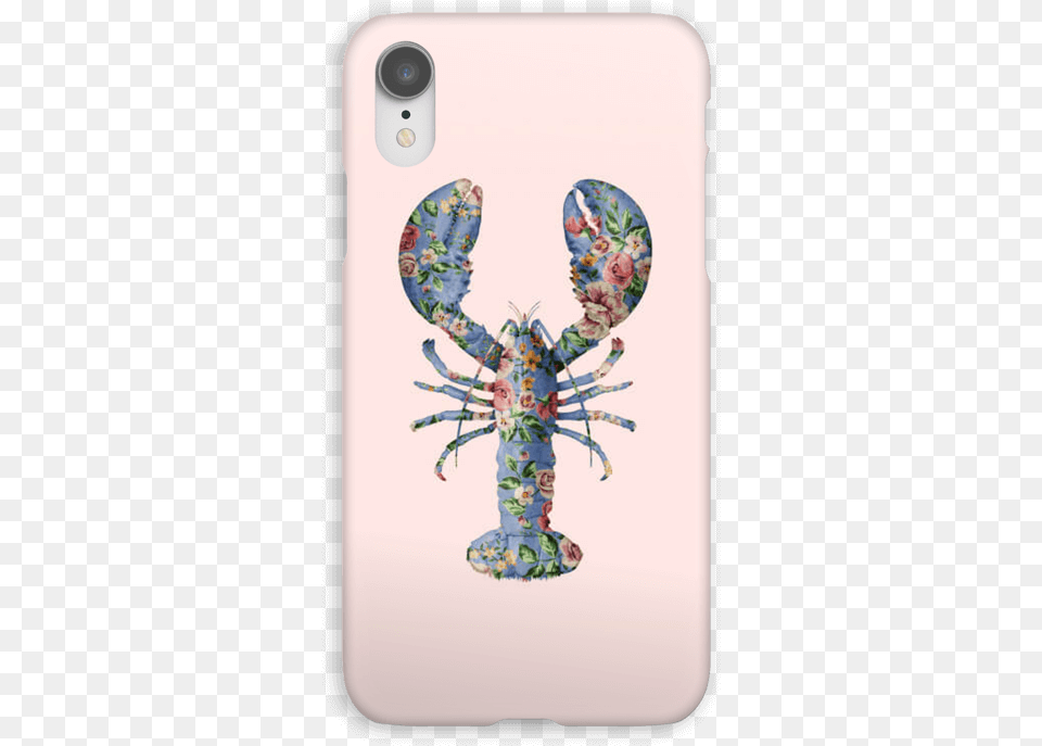 Floral Lobster Case Iphone Xr Lagosta, Animal, Food, Invertebrate, Sea Life Free Transparent Png