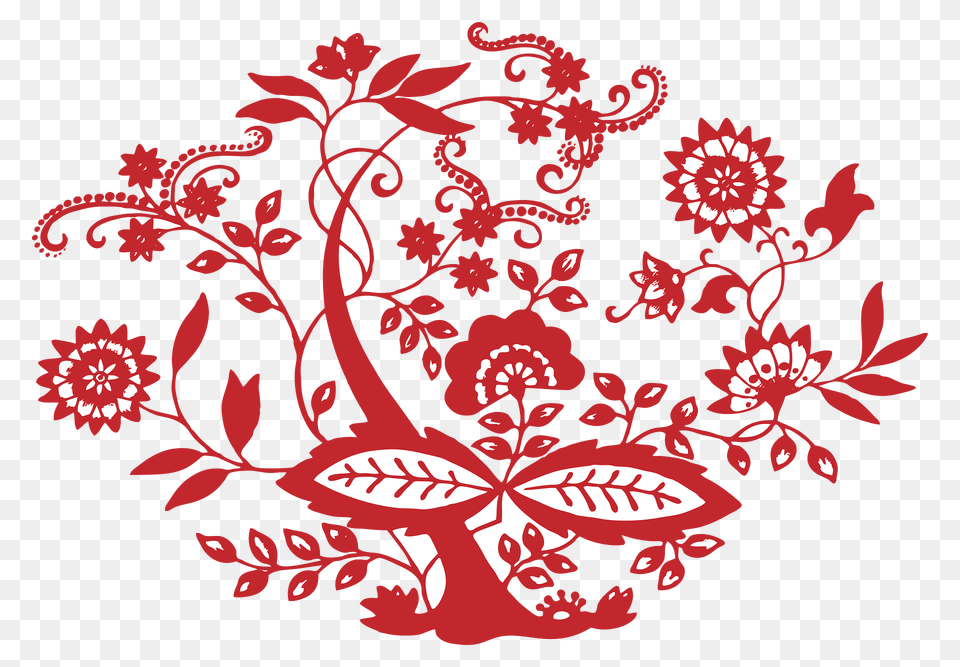 Floral Ornamental Pattern Clipart, Art, Floral Design, Graphics Png