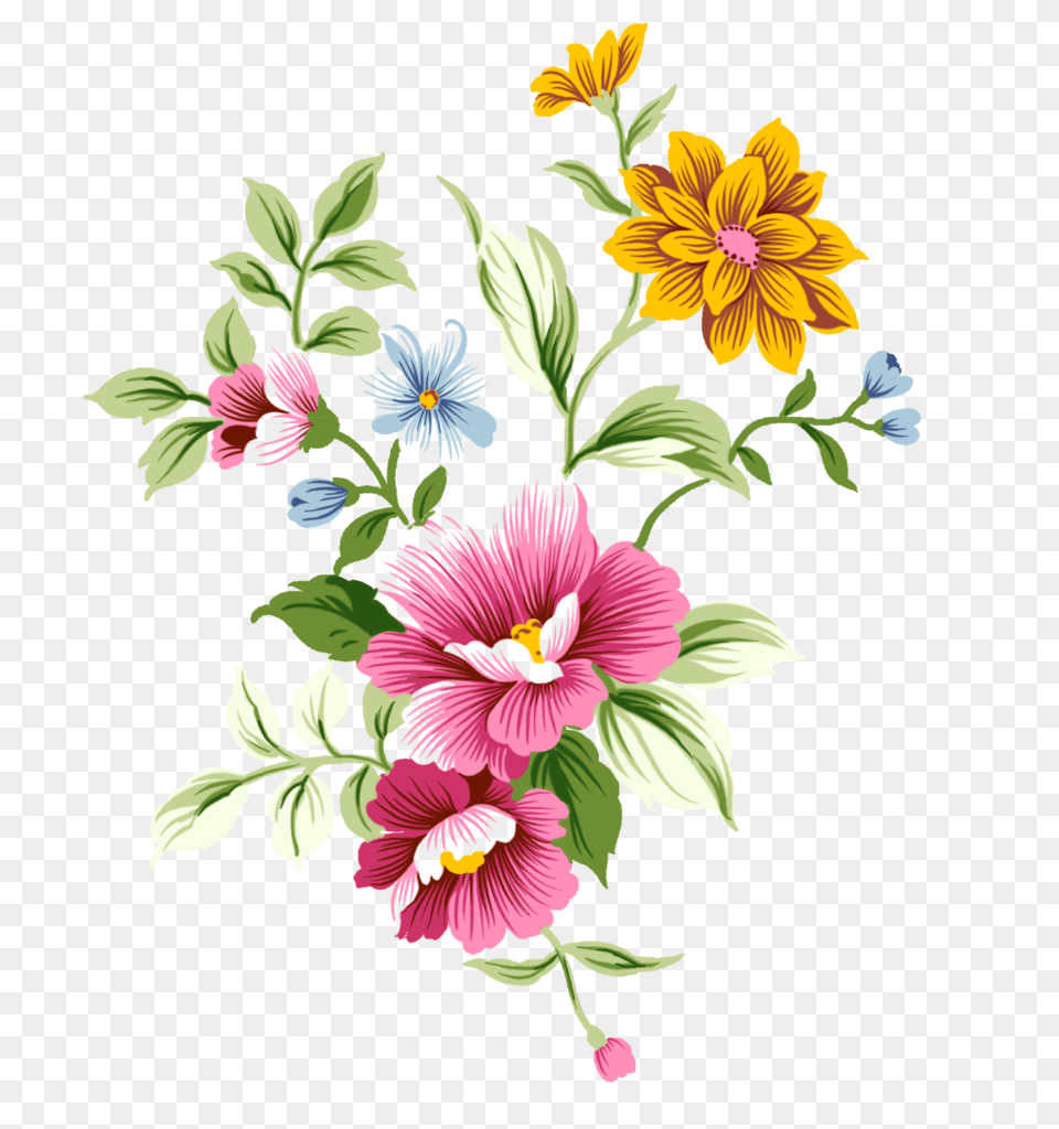 Floral Pic Vector Clipart, Art, Floral Design, Flower, Graphics Free Png