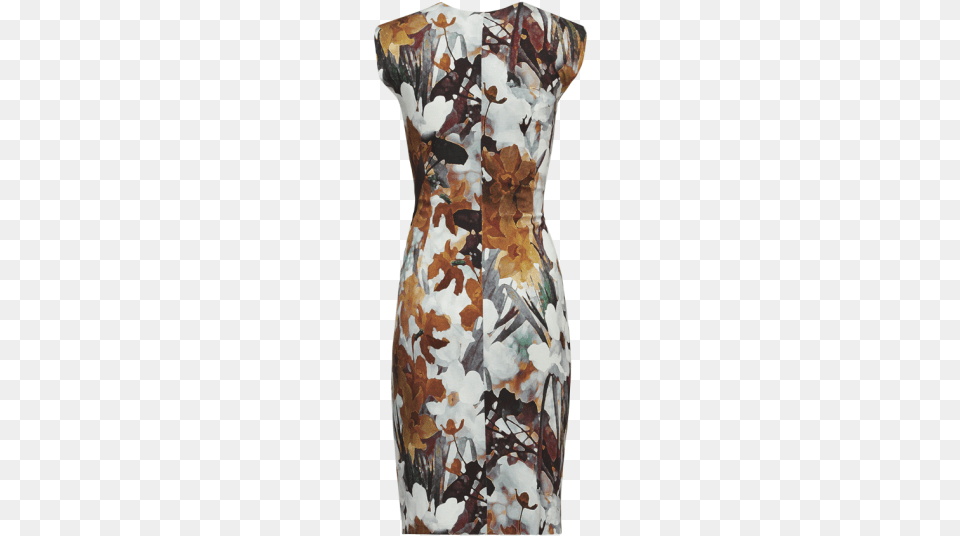 Floral Print Jersey Dress Cocktail Dress, Clothing, Formal Wear, Fashion, Gown Png