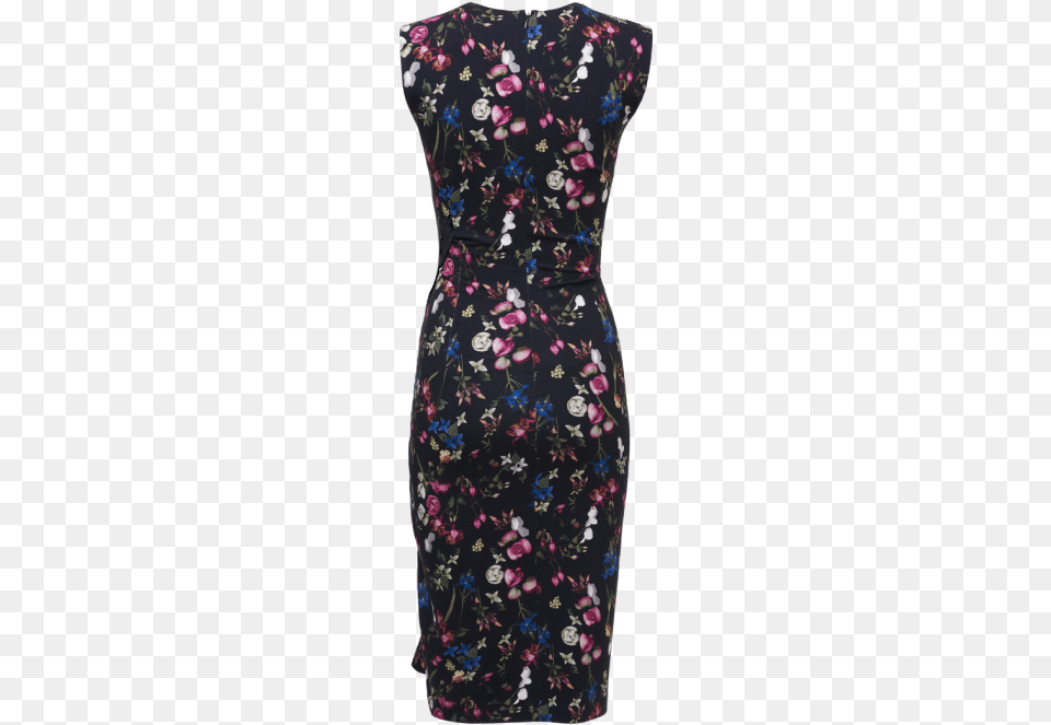 Floral Print Jersey Dress Day Dress, Clothing, Formal Wear, Fashion, Evening Dress Free Png