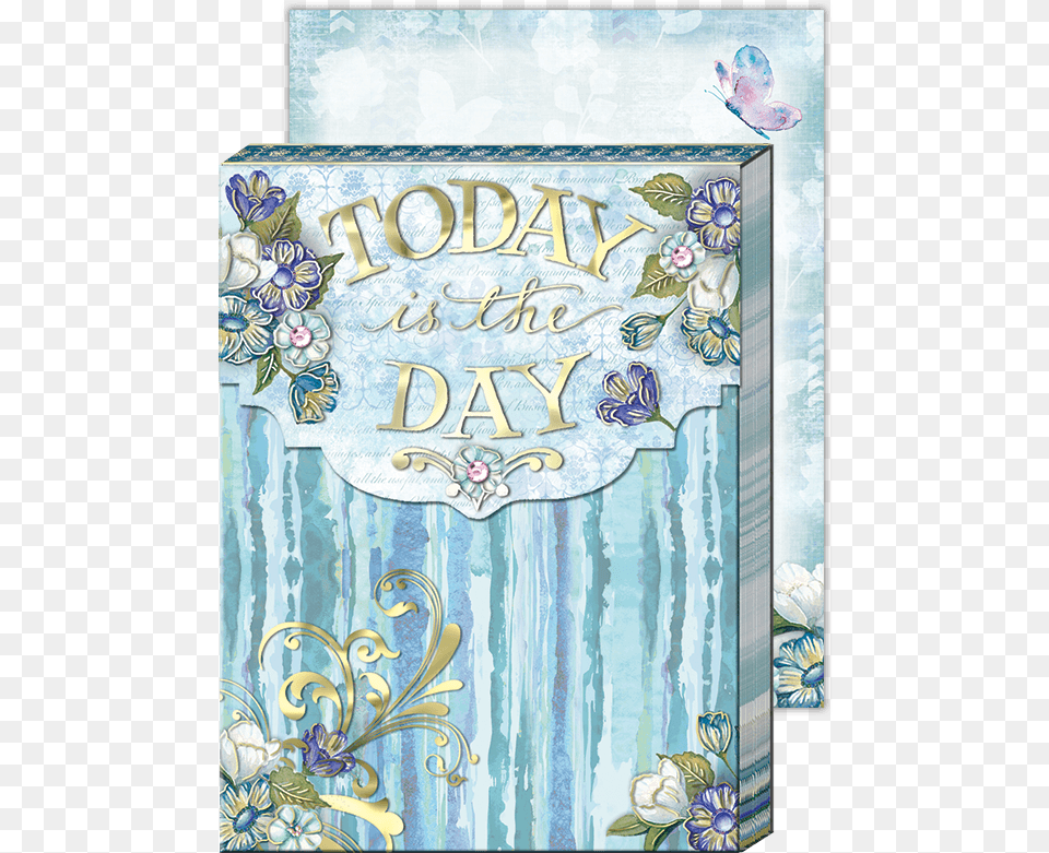 Floral Reflections Book Style Journal Today Is The Day Pocket Note Pad, Envelope, Greeting Card, Mail, Art Free Transparent Png