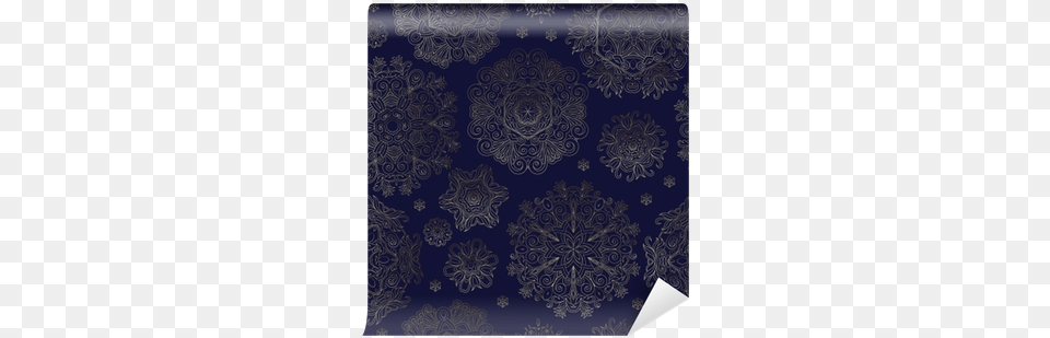 Floral Seamless Pattern With Stylized Snowflakes Snowflake, Art, Floral Design, Graphics, Blackboard Free Png
