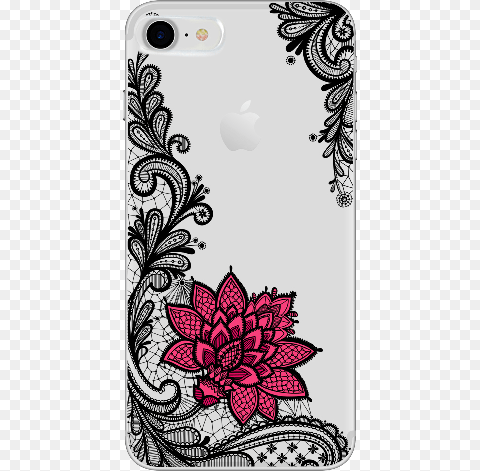 Floral Sexy Lace For Iphone 8 Plus Iphone Xs Max Xr Mobile Phone, Art, Floral Design, Graphics, Pattern Free Png Download
