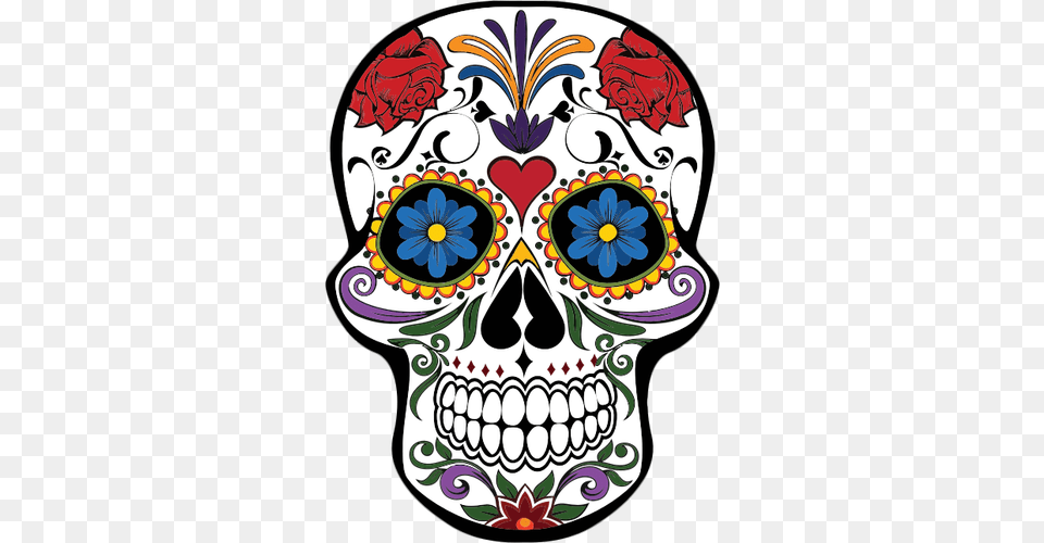 Floral Skull Vector Image Illustration, Art, Graphics, Pattern, Floral Design Free Transparent Png