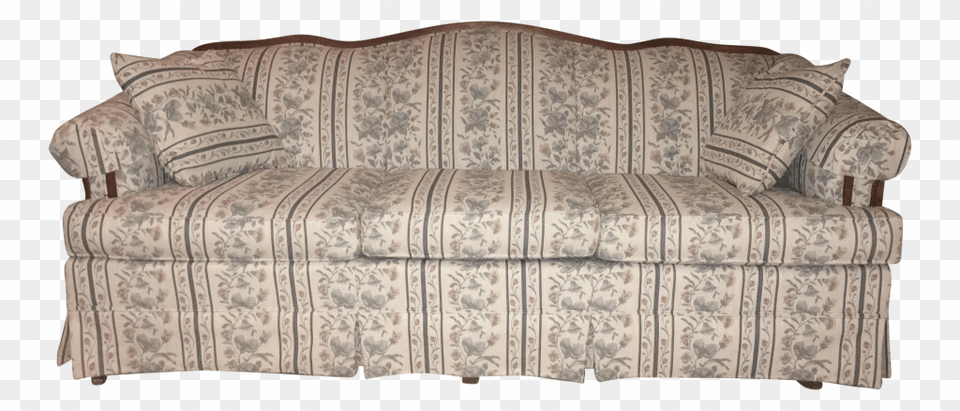 Floral Sofa Elegant Broyhill Floral Sofa Pillows Chairish Studio Couch, Furniture, Home Decor, Cushion Free Png