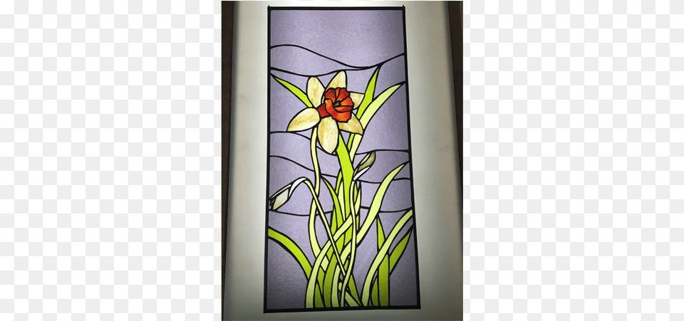 Floral Stained Glass Stained Glass, Art, Stained Glass Png