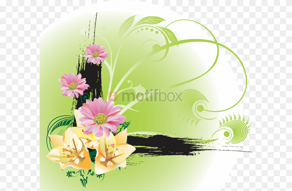 Floral Vector Flower, Art, Floral Design, Graphics, Pattern Png Image