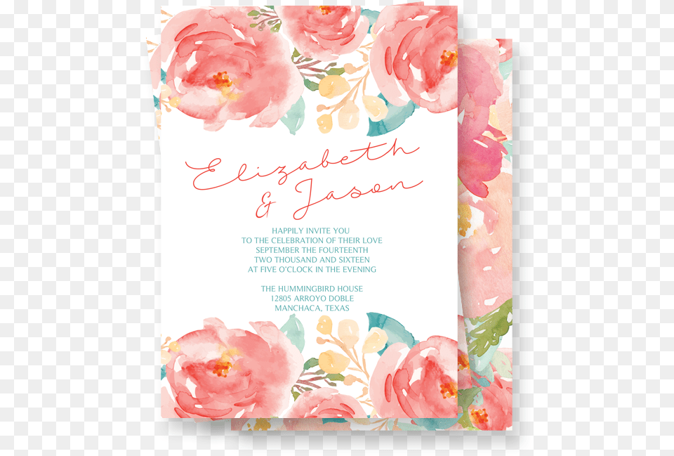 Floral Watercolor Invitations Do Everything In Love Bible Verse, Advertisement, Envelope, Greeting Card, Mail Png