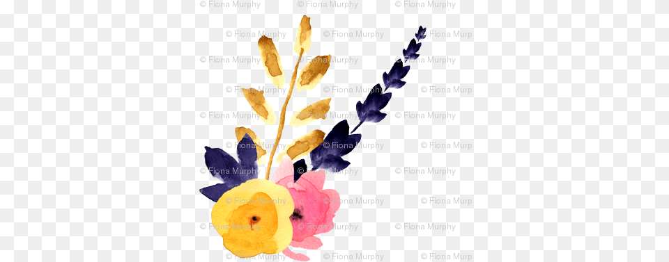 Floral Watercolor Spray Watercolor Painting, Leaf, Plant, Flower, Petal Free Png Download