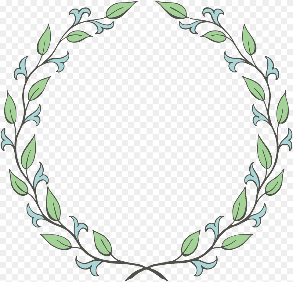 Floral Wreath Clip Art Oh So Nifty Vintage Graphics, Green, Pattern, Floral Design, Oval Free Transparent Png