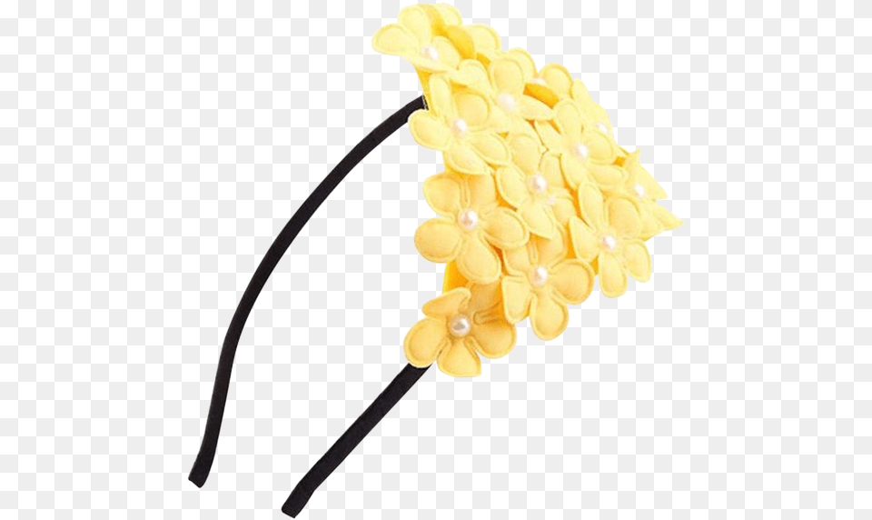 Floral Yellow Hairband Yellow, Accessories, Headband, Flower, Plant Png