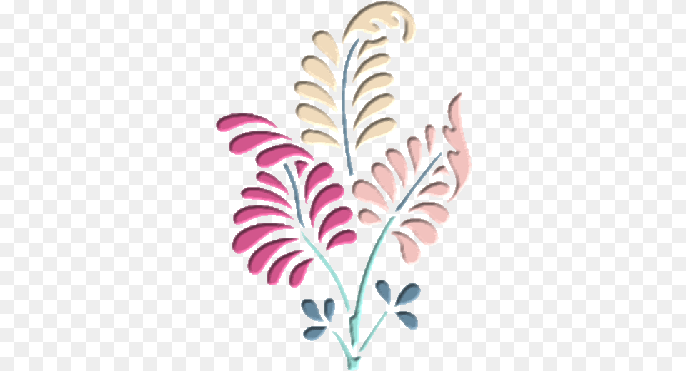 Florales Y Adornos En Tonos Pasteles Hojas Silhouette, Art, Embroidery, Floral Design, Graphics Png