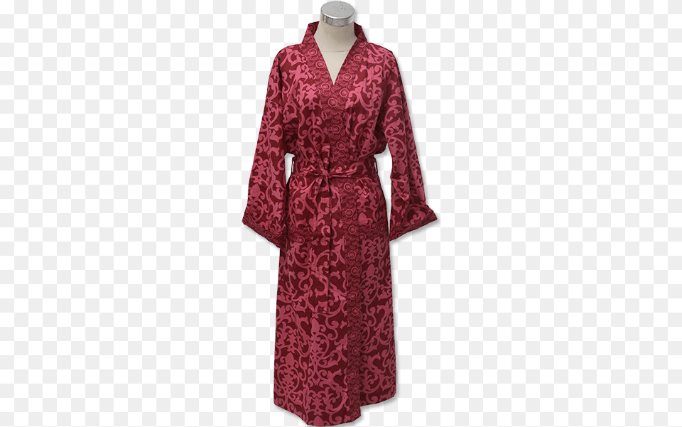 Florence Marsala Kimono Robe Nightgown, Clothing, Dress, Fashion, Formal Wear Free Png