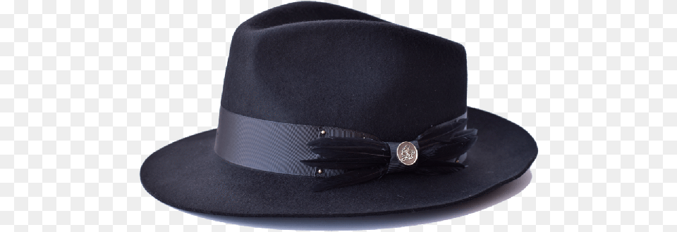 Florence Wool Fedora Cowboy Black Hat, Clothing, Sun Hat, Cowboy Hat Free Png Download