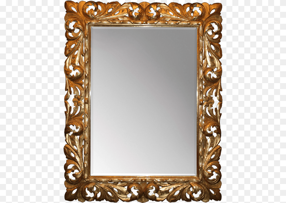 Florentine Frame Gold Picture Frame Portrait, Mirror, Photography Free Png