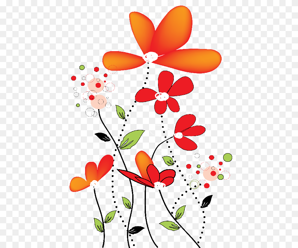 Flores Animadas, Art, Floral Design, Graphics, Pattern Free Png Download