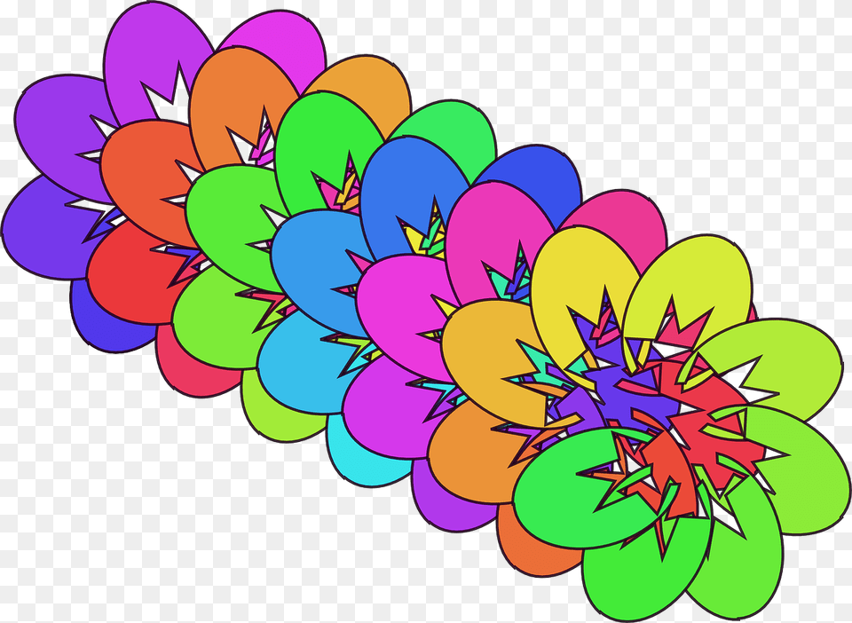 Flores Arco Iris, Art, Floral Design, Graphics, Pattern Png Image