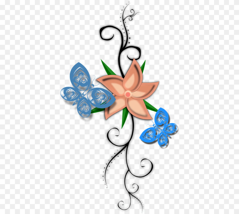Flores Arte Clipart Download Flores Mariposas Pixabay, Art, Floral Design, Graphics, Pattern Free Png