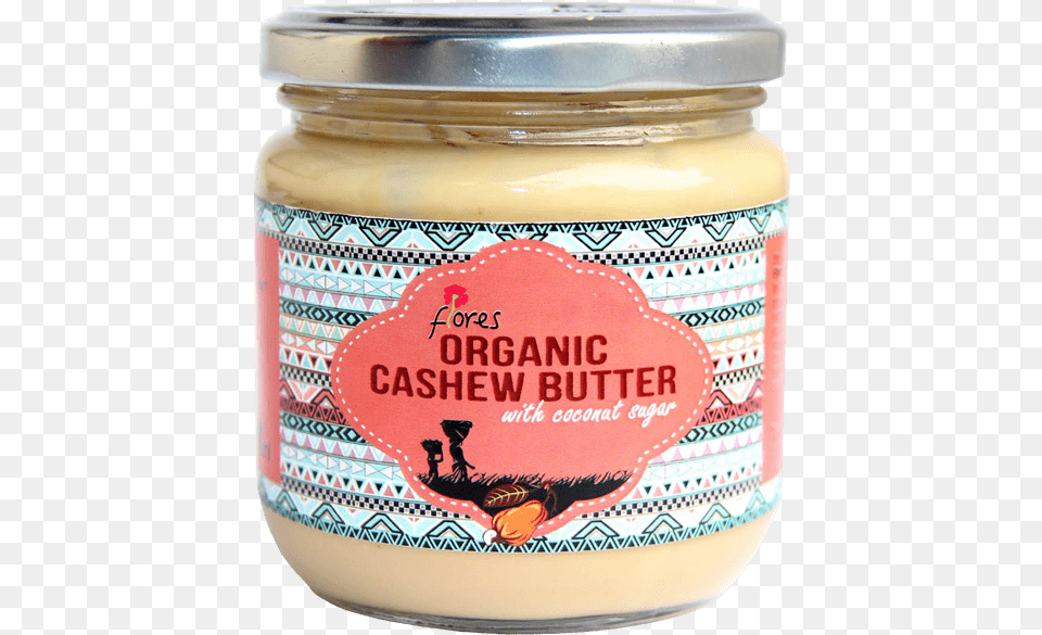 Flores Cashew Butter Peanut Butter, Food, Mayonnaise, Can, Tin Free Transparent Png