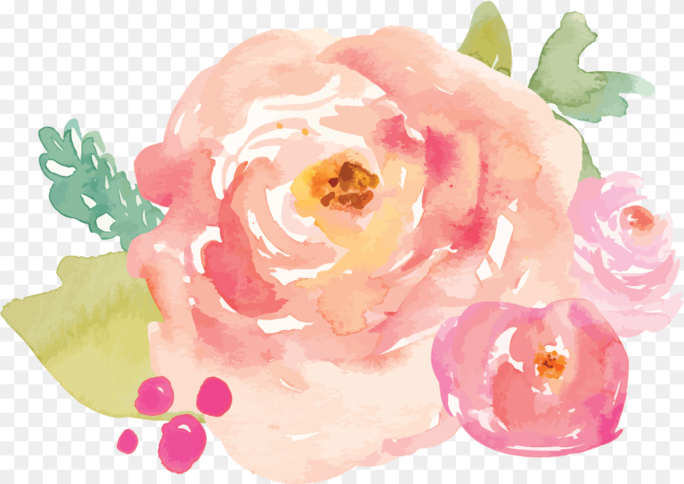 Flores Color Pastel Picture Watercolor Pastel Flower Painting, Plant, Rose, Petal, Art Free Png