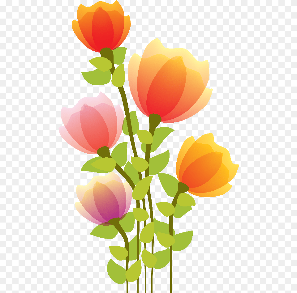 Flores Dibujo Color, Plant, Flower, Art, Petal Png Image