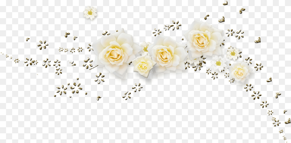 Flores Douradas Em, Flower, Plant, Rose, Accessories Free Png
