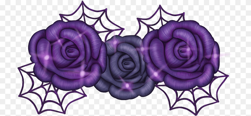 Flores Flower Vector Morado Halloween Destellos Garden Roses, Accessories, Pattern, Purple, Ornament Free Transparent Png