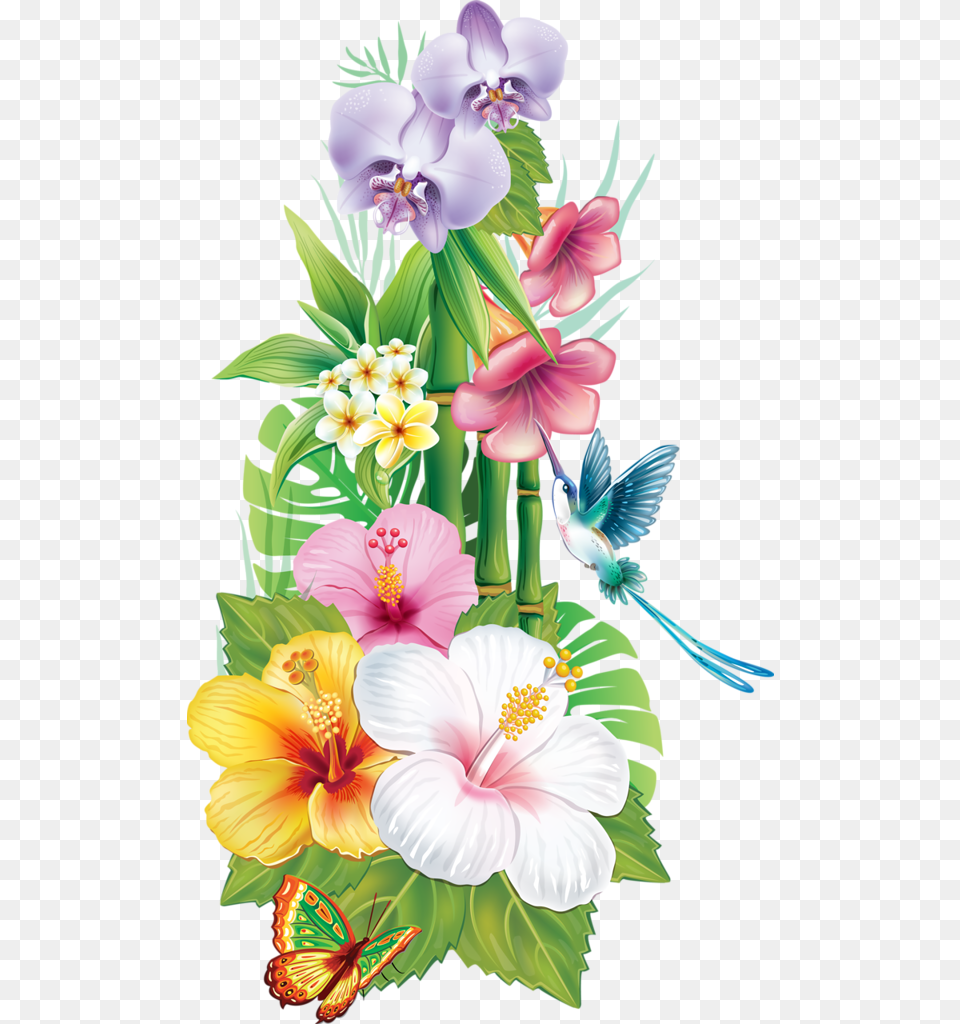 Flores Pintadas En Tela, Plant, Flower, Pattern, Graphics Png