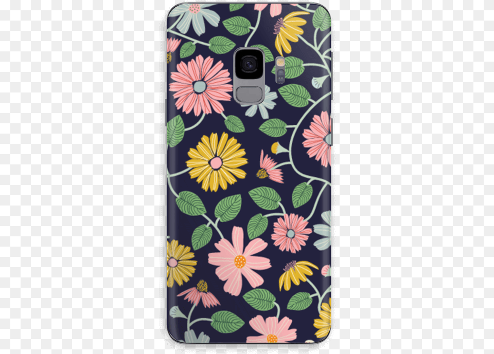 Flores Vintage Vinilo Galaxy S9 African Daisy, Electronics, Mobile Phone, Phone, Pattern Free Transparent Png