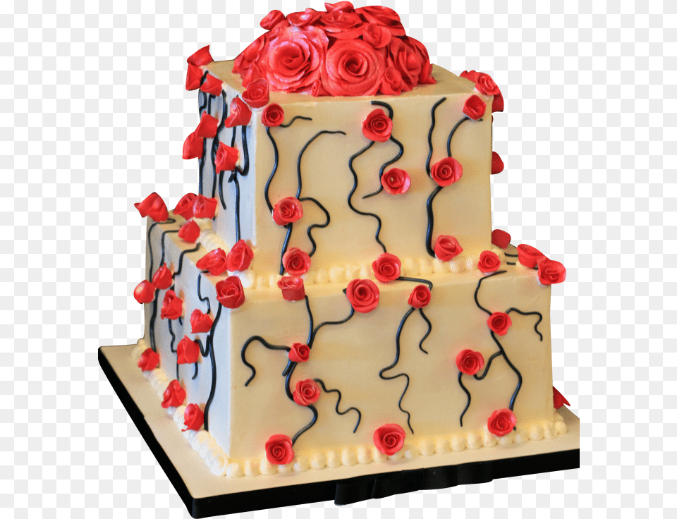 Floribunda, Birthday Cake, Food, Dessert, Cream Png Image