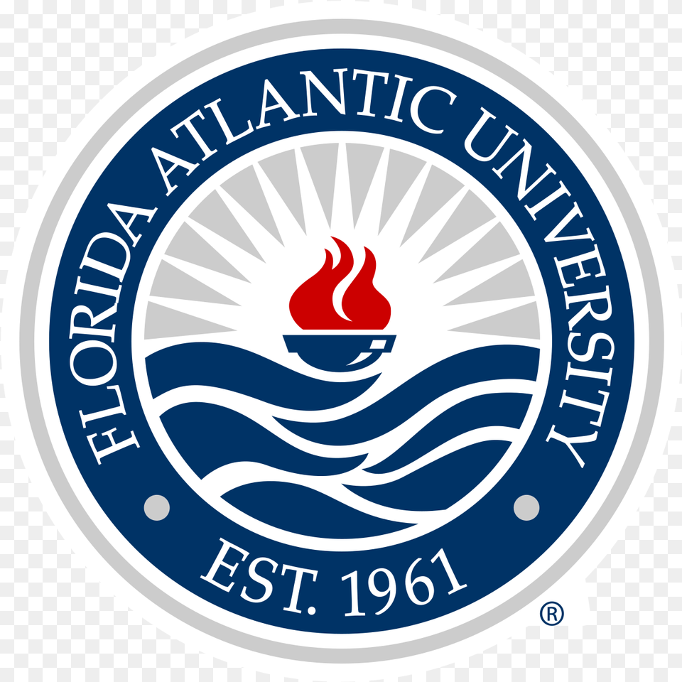 Florida Atlantic University Seal Florida Atlantic University Seal, Emblem, Logo, Symbol, Badge Png
