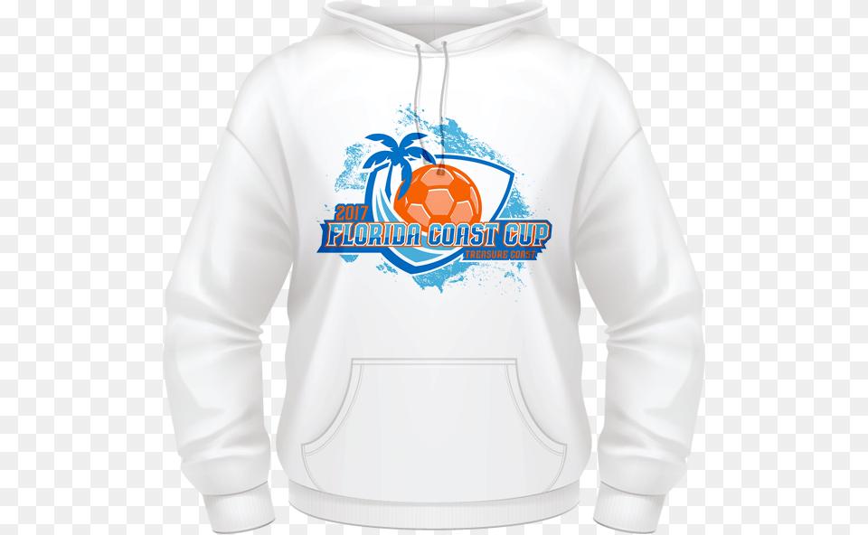 Florida Coast Cup White Hoodie Florida Coast Cup, Sweatshirt, Clothing, Knitwear, Sweater Free Png Download
