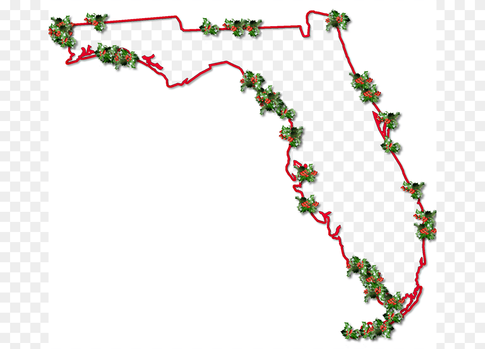Florida Fancy Frame Style Maps In Styles, Art, Graphics, Pattern, Accessories Png Image