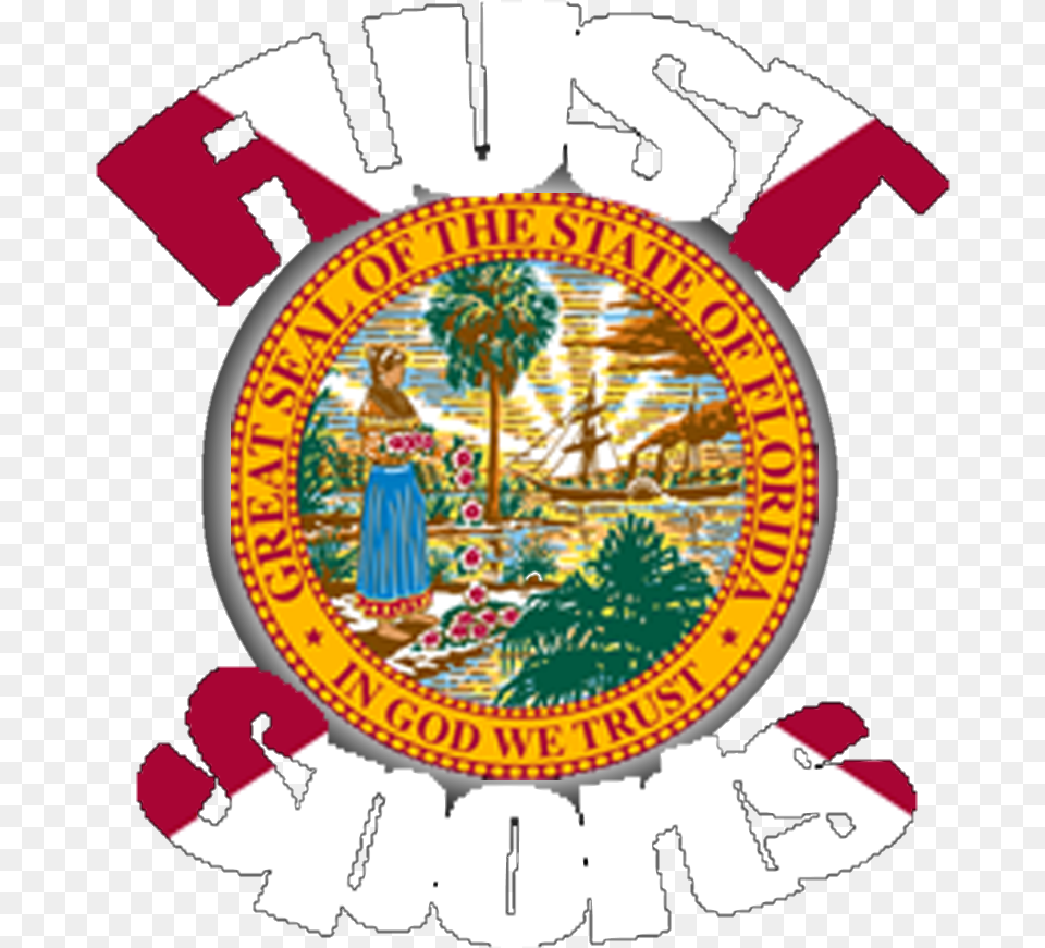 Florida Flag, Adult, Person, Logo, Female Free Png