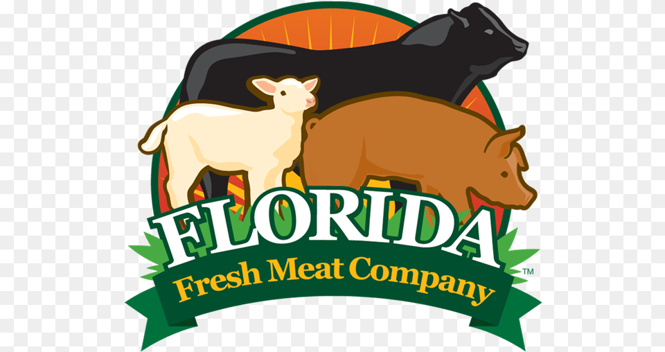 Florida Fresh Meat Company, Animal, Mammal, Pig, Cattle Free Png Download