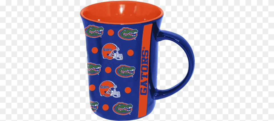 Florida Gators Blue Line Coffee Mug South Eastern Conference Team Lights, Cup, Beverage, Coffee Cup Free Png Download