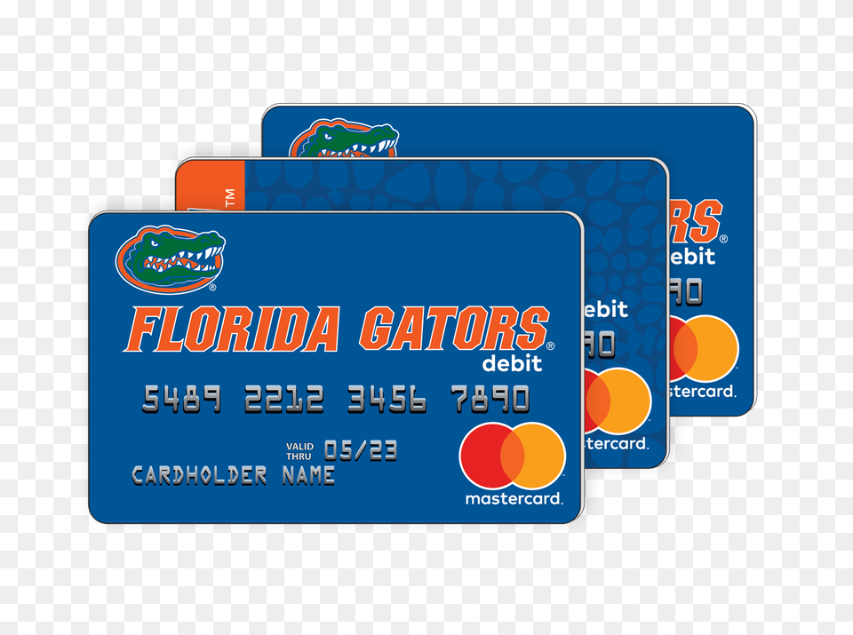 Florida Gators Fancard Prepaid, Text, Credit Card Png Image
