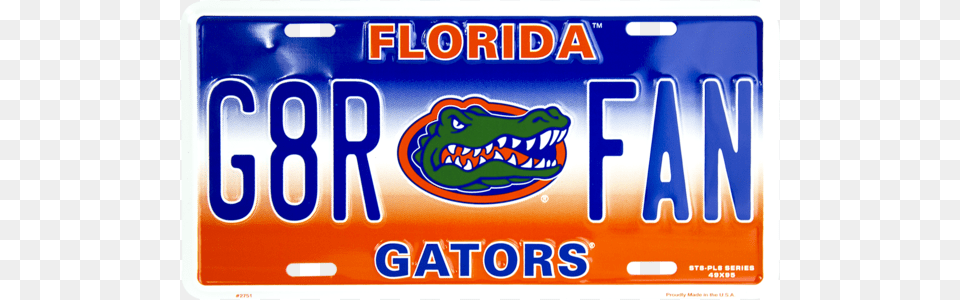 Florida Gators G8r Fan St8 Pl8 Florida Gators, License Plate, Transportation, Vehicle Free Png Download
