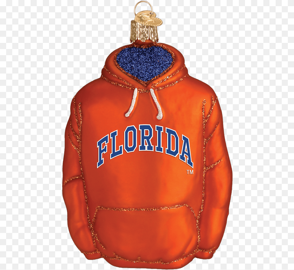 Florida Gators Hoodie Glass Christmas Ornament Hoodie, Sweatshirt, Sweater, Clothing, Coat Free Transparent Png