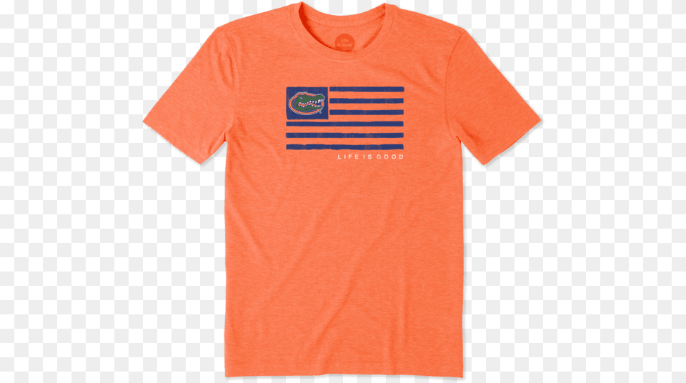 Florida Gators Team Flag Cool Graphic Tees Mens, Clothing, Shirt, T-shirt Free Png