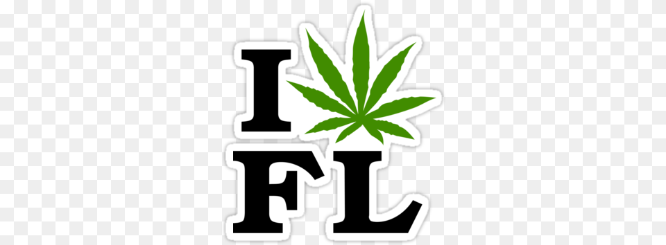 Florida Governor Signs Medical Marijuana Legislation Florida Marijuana, Plant, Weed, Stencil, Leaf Free Png
