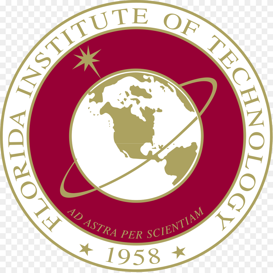Florida Institute Of Technology Logo, Symbol, Disk, Emblem, Astronomy Free Png