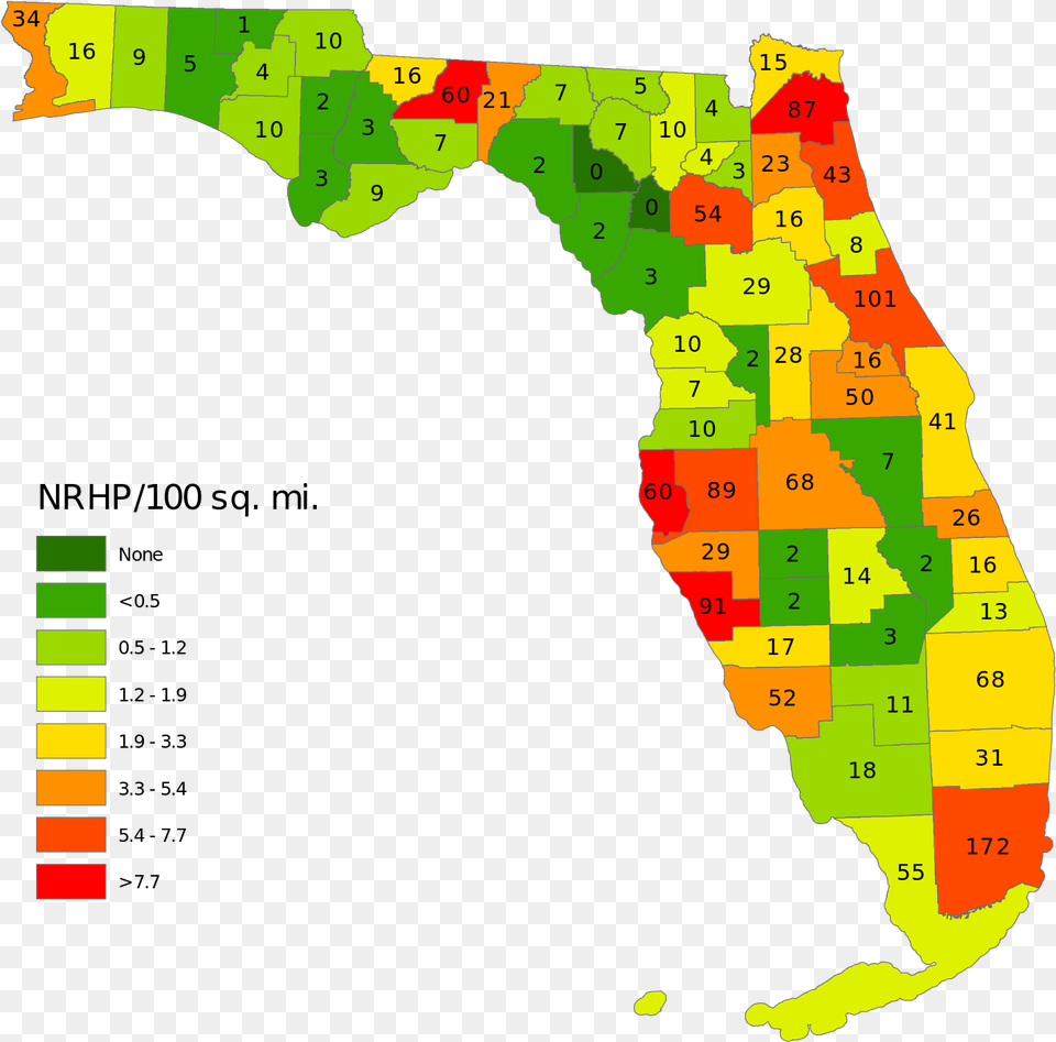 Florida Map Babaimage Political Map Of Florida 2017, Chart, Plot, Outdoors, Nature Free Transparent Png