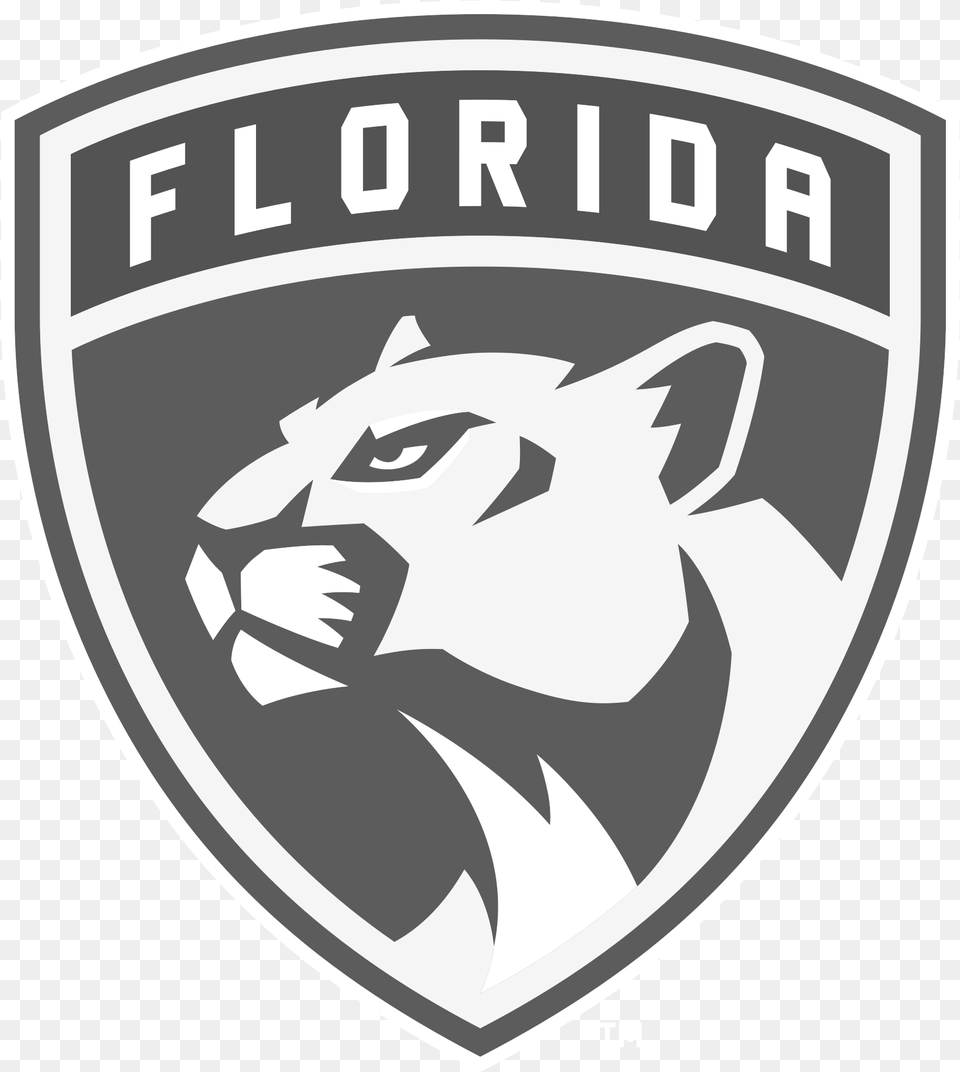 Florida Panthers Logo Transparent Florida Panthers Logo White, Badge, Symbol Png Image