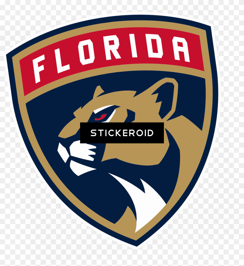 Florida Panthers Official Logo Florida Panthers Shield, Badge, Symbol, Emblem Png