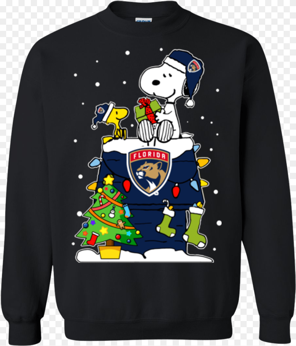 Florida Panthers Ugly Christmas Sweaters Snoopy Hoodies Dallas Cowboys Christmas T Shirt, Clothing, Knitwear, Sweatshirt, Sweater Png