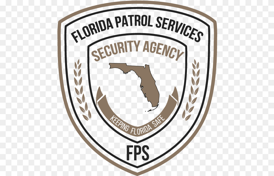 Florida Patrol Services Logo Security Guard Seal Tampa, Badge, Symbol, Emblem Png