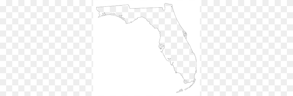 Florida Plain Frame Style Maps In Colors, Land, Nature, Outdoors, Sea Png Image